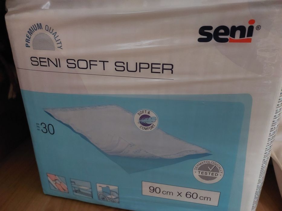 Podkłady higieniczne seni soft super 60x90  30 szt.