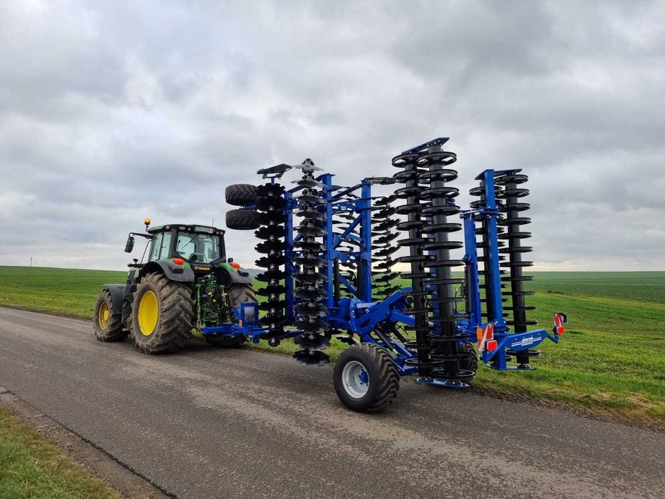 Brona Talerzowa AKPIL GEPARD XL | BISON XL 4m 5m |Wózek transportowy| CIĘŻKA|