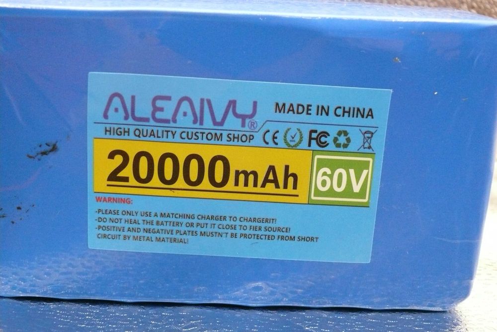 Aleaivy Lithium-ion Battery, 60V 16S2P 20Ah 1865064740216937473121
