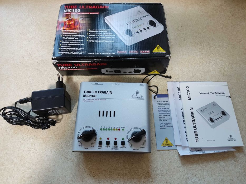 Przedwzmacniacz mikrofonowy Behringer MIC100