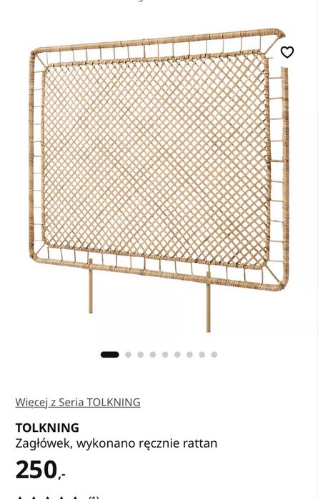 Zagłówek Tolkning Ikea