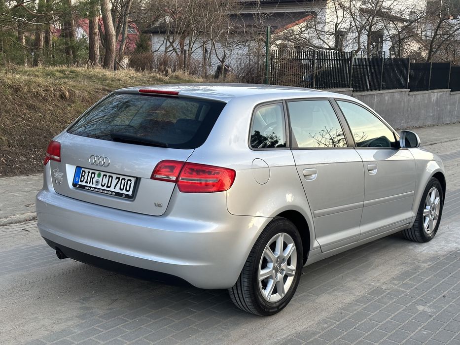 Audi A3 8P Lift Sportback 5D 1.6 MPI Oryginał Bezwypadkowa Piękna