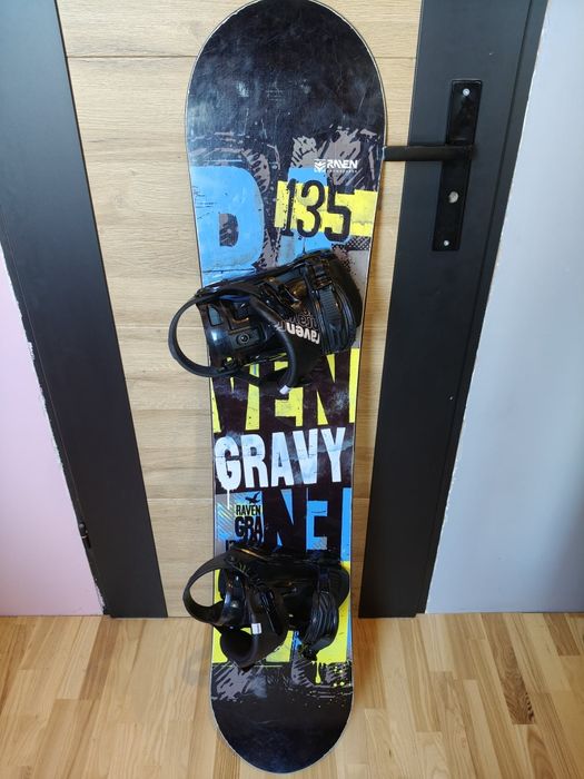 Deska snowboardowa r.135+wiązadła