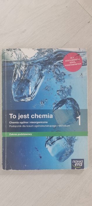 Chemia klasa 1 szkoła ponadpodstawowa