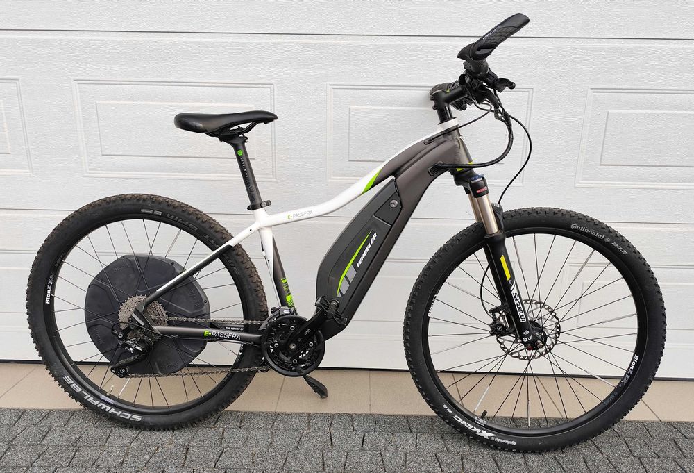 27e Wheeler E-passera koła 27,5" rama 15" shimano slx bionx d500 bezszelestrny ładny stan mała rama dla kobiety lub juniora
