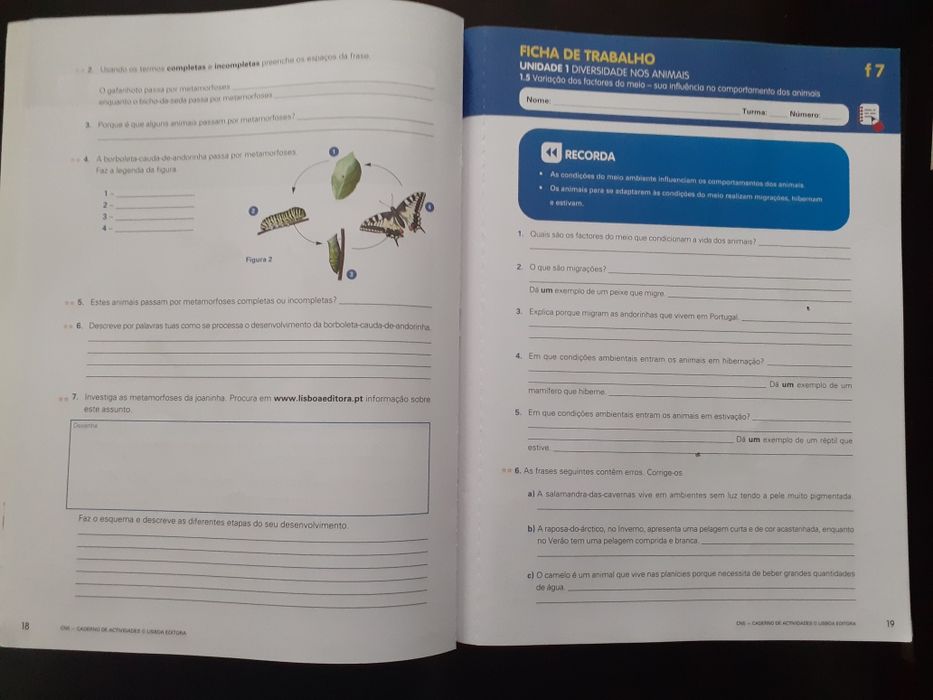 Ciências da Natureza cinco - 5.º ano