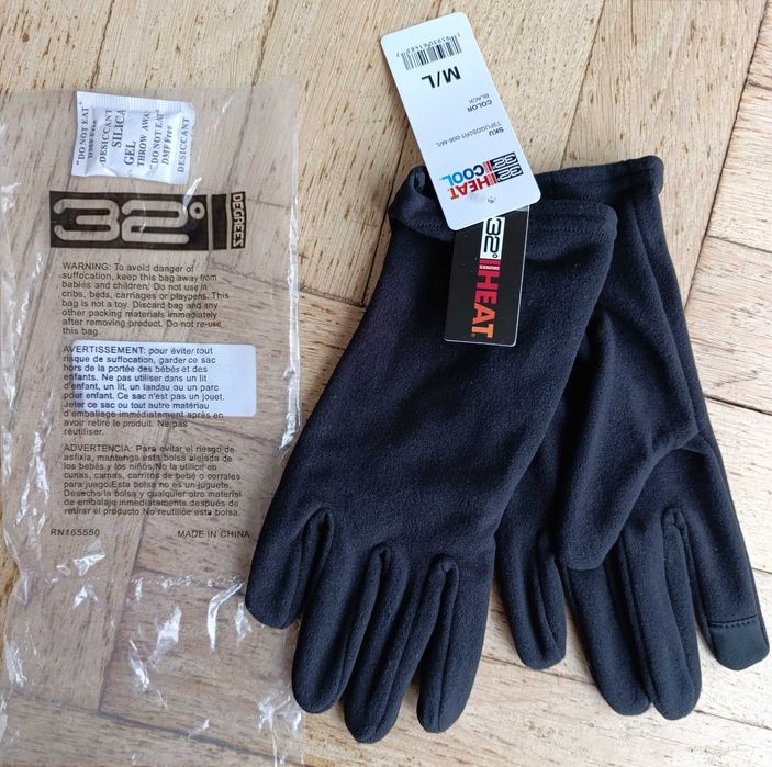 Rękawice zimowe Unisex 32 Heat 32 Cool fleec+ ucisk na palcu rozm L/M