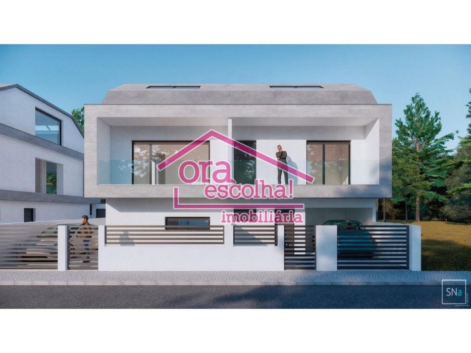 Moradia T3 Geminada NOVA com PISCINA e Pérgola - Fernão Ferro!