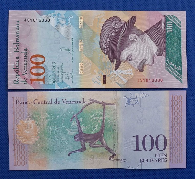 Venezuela - 100 bolivares 2018 - (UNC)