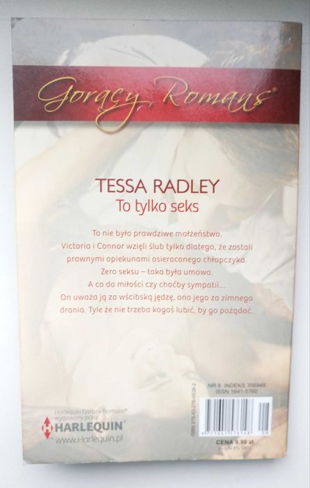 Romans" To tylko seks", Tessa Radley, 2014r.