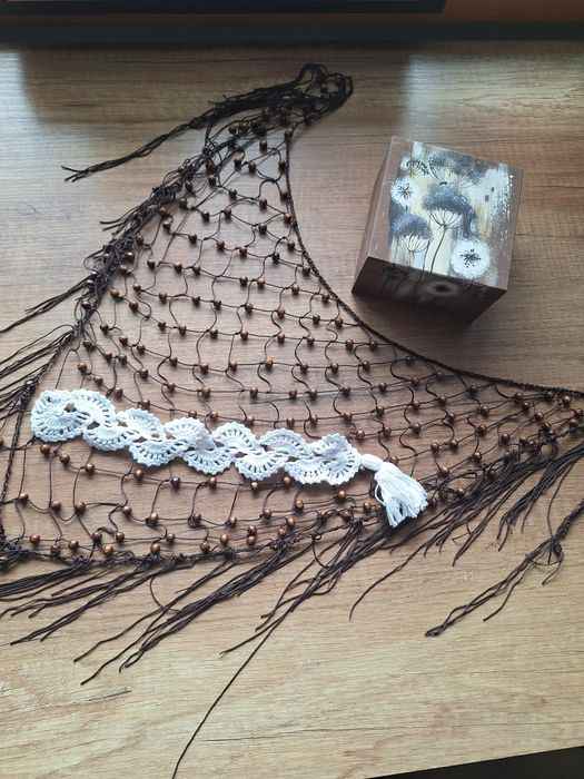 Zestaw boho chusta zakładka