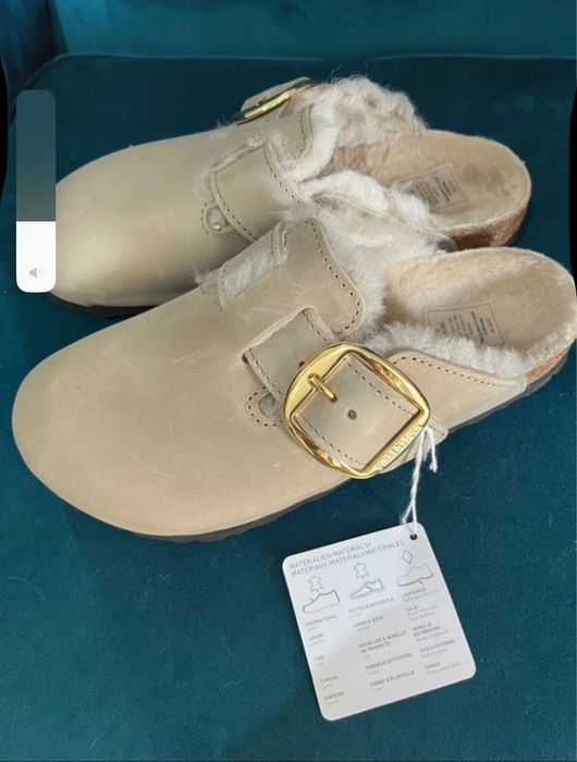 Birkenstock Boston owcza wełna rozm 36