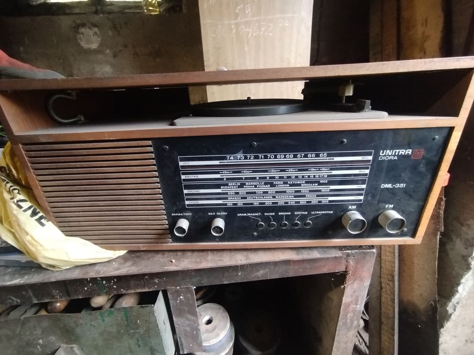 Unitra Diora DML-351 radio gramofon PRL