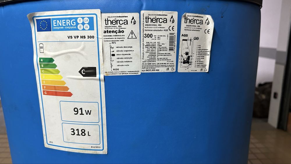 Termoacumulador Therca 300 Litros em Inox