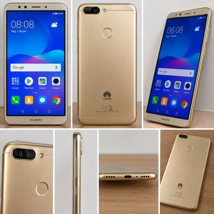 Vendo *Huawei Y9 2018*, modelo FLvA-LX2, em bom estado de funcionamento