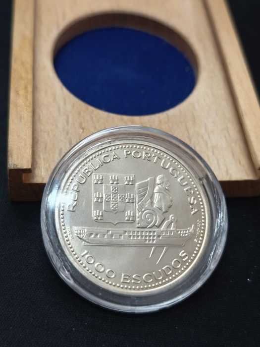 Moeda de prata 1000 escudos