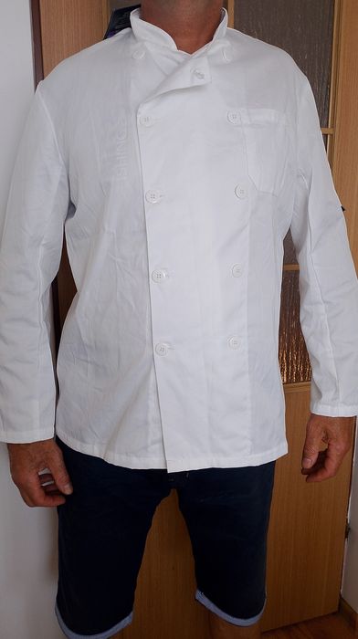 Nowy z metką biały fartuch L