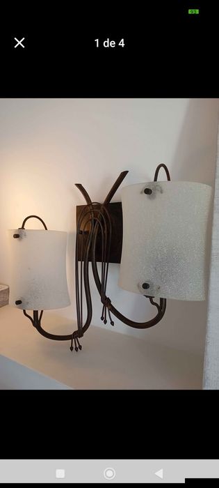 Aplique duplo rústico