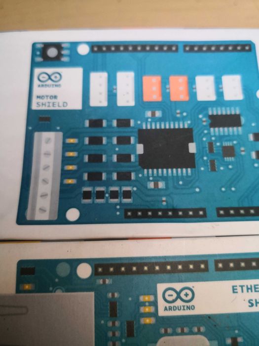 Kit Arduino Original NOS – 2x Ethernet Shield + Motor Shield + Leonardo – Novo