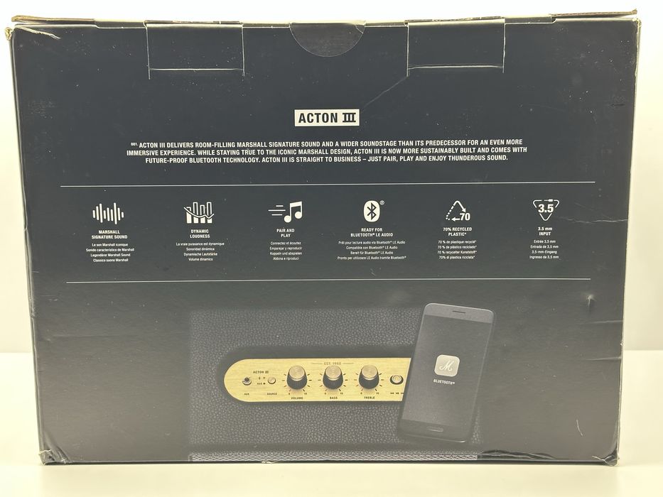 Акустика Marshall ACTON III Black