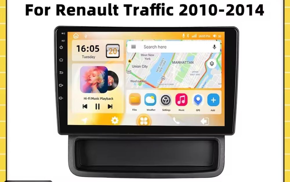 Radio Nawigacja Android  Opel Vivaro,Trafic X83