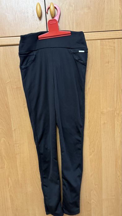 Лосины женские черные зимние с начесом