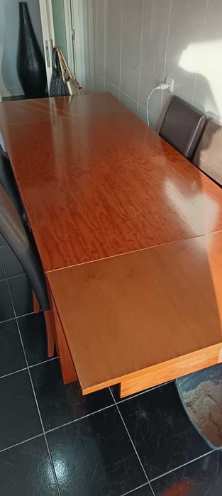 mesa de jantar removível 140x90. Madeira