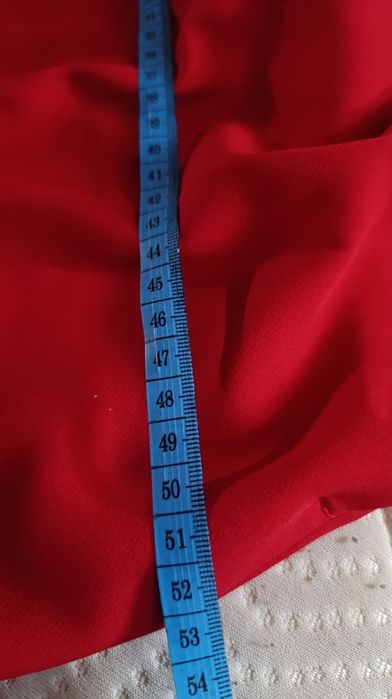 Жіночий святковий  брючний костюм червоний Італія