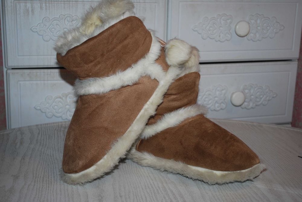 Утеплённые тапки-чуни, раз.40-41