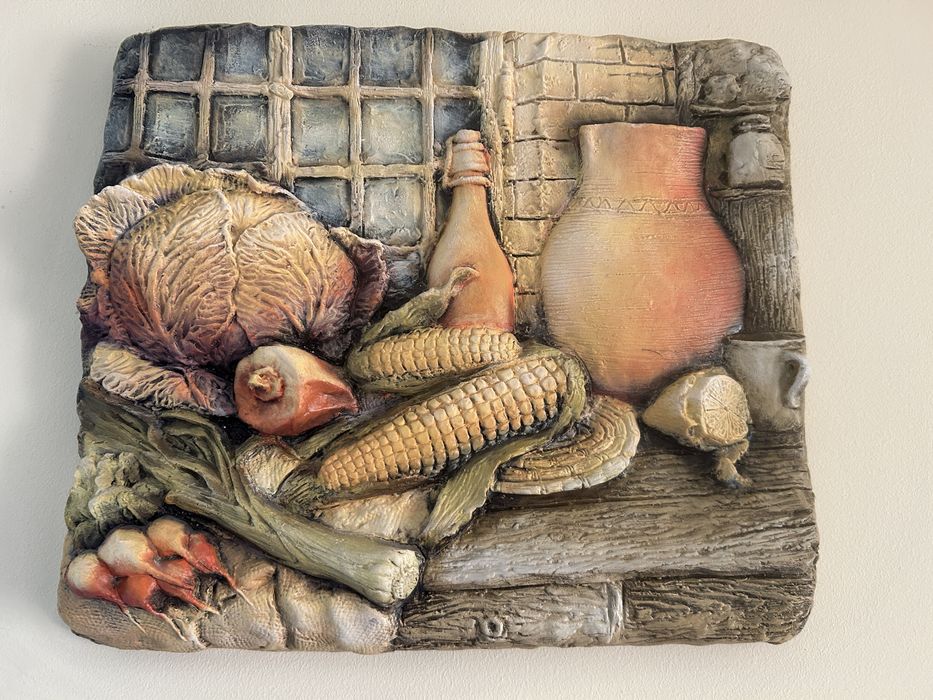 Obraz płaskorzeźba dekoracyjna kuchenna