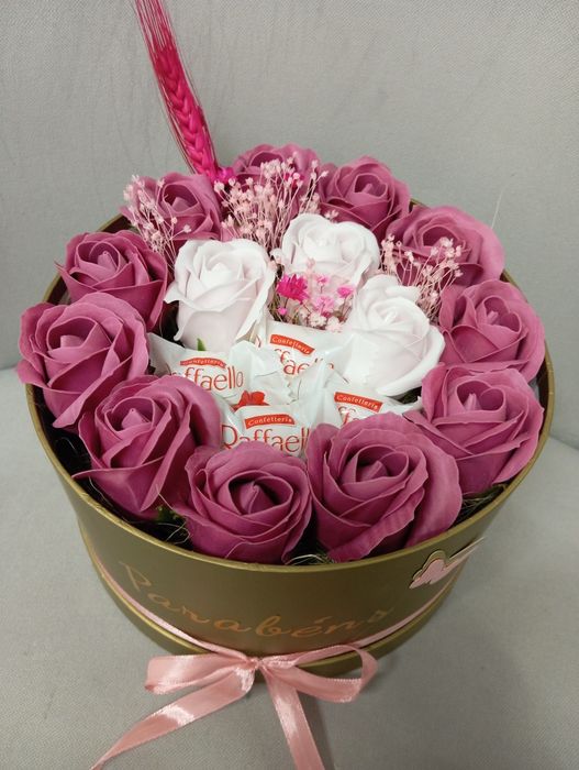 Bouquet de flores de sabão