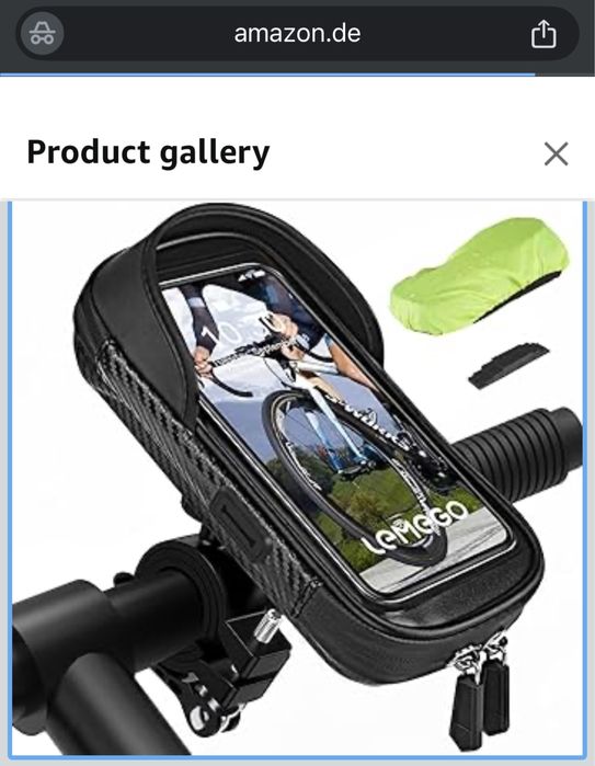 Suporte telemovel impermeavel para mota ou bicicleta