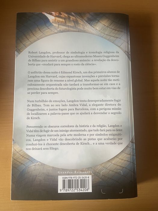 Livro “Dan Brown Origem”