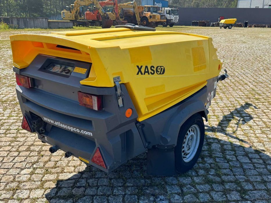 2016 Atlas Copco XAS97 Compressor de Ar Rebocável