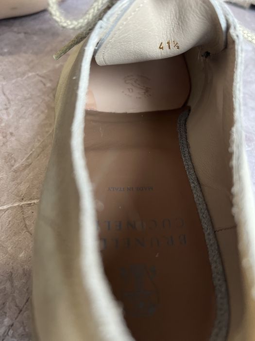 Brunello cucinelli туфли мужские новые 41.5