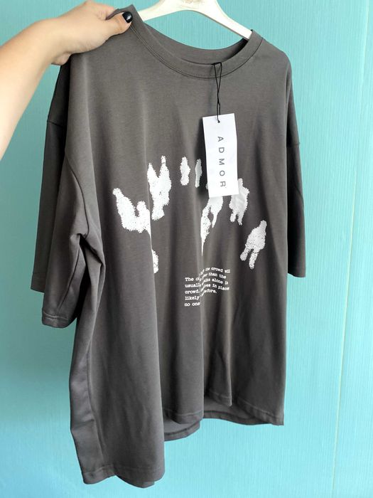 ADMOR Szary T-shirt