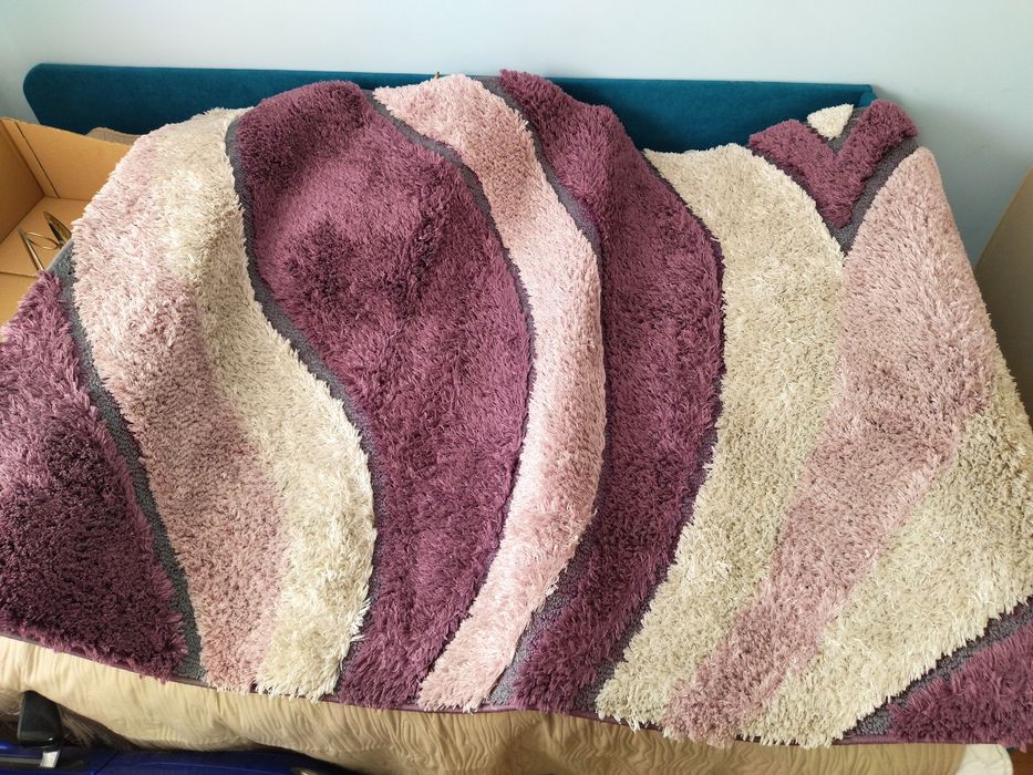 Dywan 120x170 odcienie fioletu