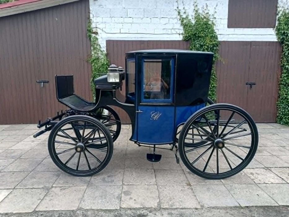 Kareta Coupe Zabytkowa Bryczka Konna Powóz