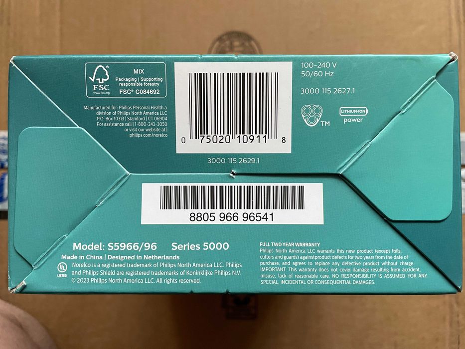 Бритва + тример Philips Norelco AquaTouch S5966/96 | NEW