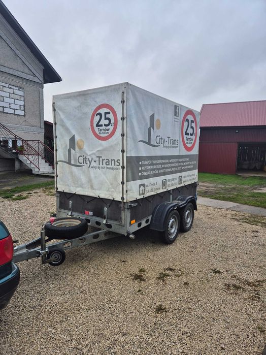 Stelaż z plandeką do przyczepki blyss