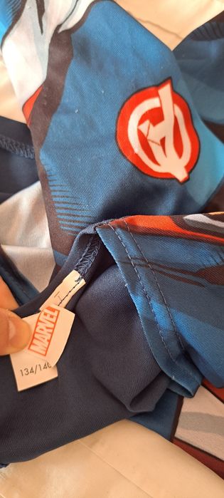 Máscara carnaval capitão América- marvel - 10 anos