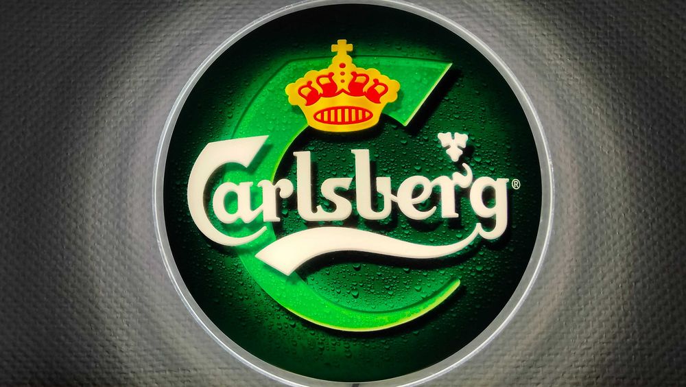 CARLSBERG Lampa unikalna kolekcjonerska Light box Rarytas Szczecin