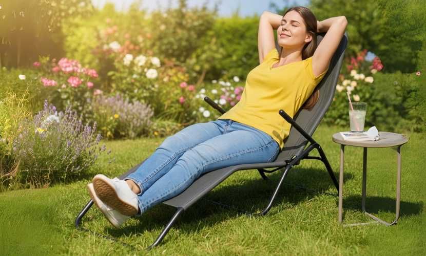 Leżak HIPPER KOMODO – komfortowy, solidny, idealny na taras i ogród