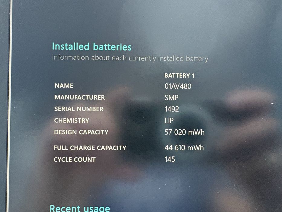 Lenovo T480S Windows 11 / 256GB / 8GB / super stan!
