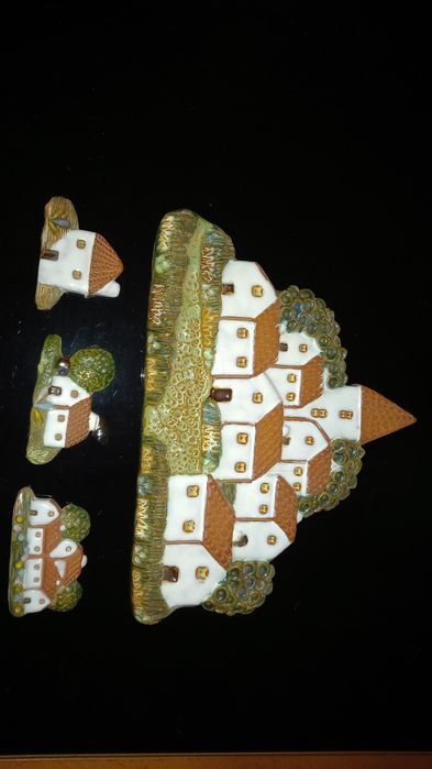 Vendo casinhas decoração de barro entrego em mãos