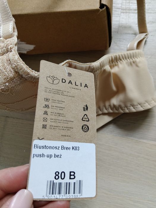 Nowy biustonosz Dalia Lingerie beżowy