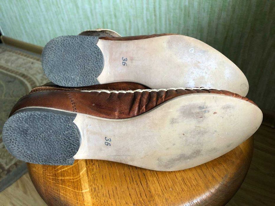 Полусапожки ,кожа,Италия. 36 размер