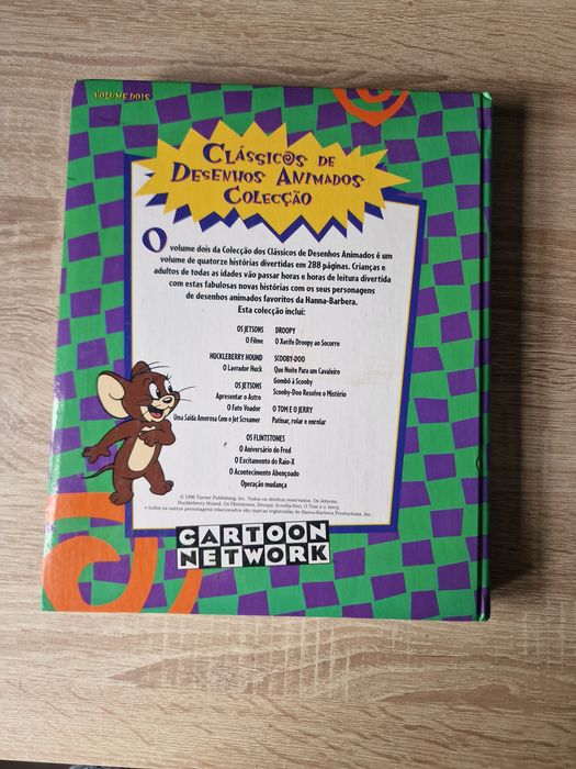 Livro Classicos Desenhos Animados Flintstones Scooby Doo