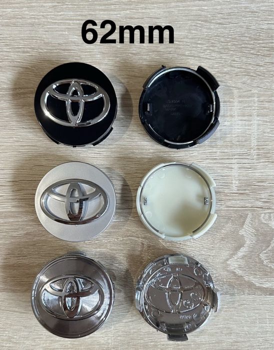 Conjunto 4 Centros Jantes Toyota 56mm 57mm 60mm 62mm 65mm 68mm