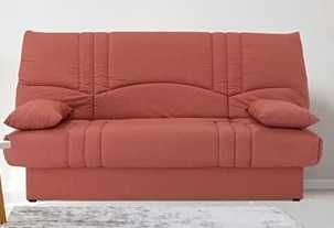 Sofá cama de 3 lugares clic clac castanho